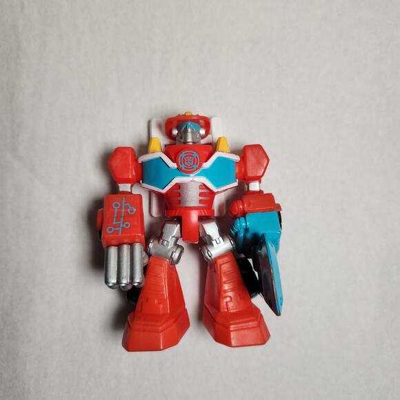 Transformers Playskool Rescue Bots Optimus Prime and Heatwave 3.5" Figures Loose - Picture 3 of 6